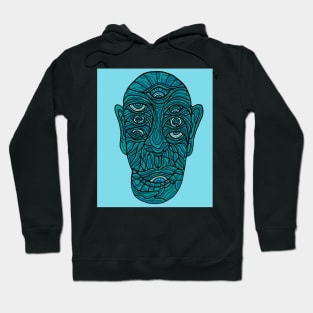 Abstract face #4 Hoodie